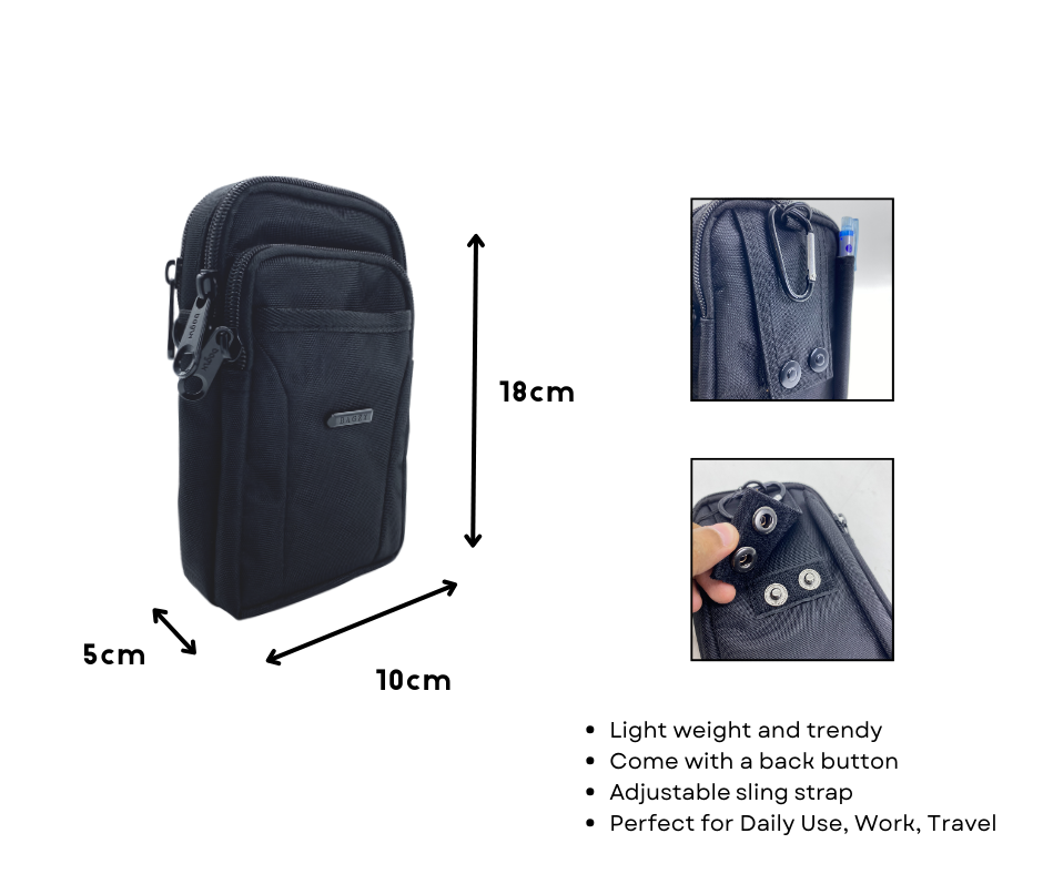 Bagzx Onyx Mini Pouch (BAL-4107)