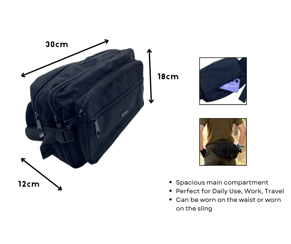 Bagzx DualFlex Travel Pouch Pack (BAL-4090)